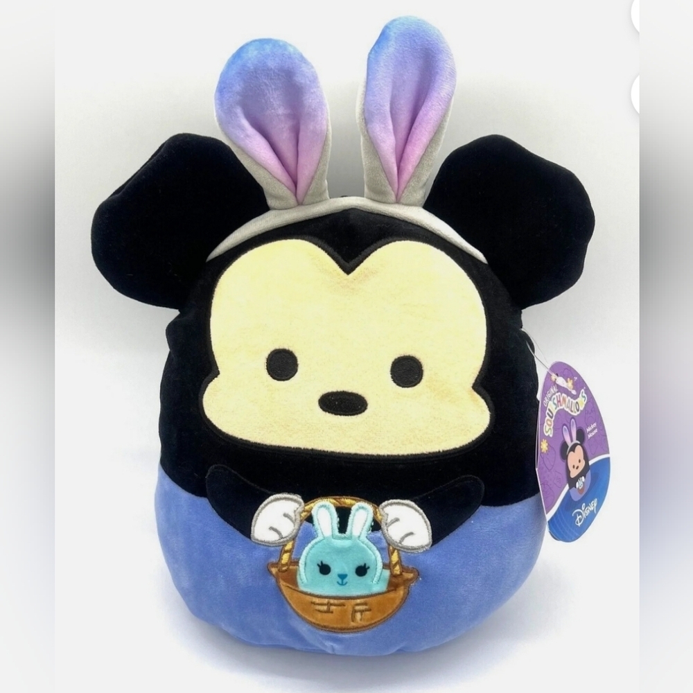 NWT Disney Mickey Mouse Easter Squishmallow 8" plush toy - Picture 2 of 5